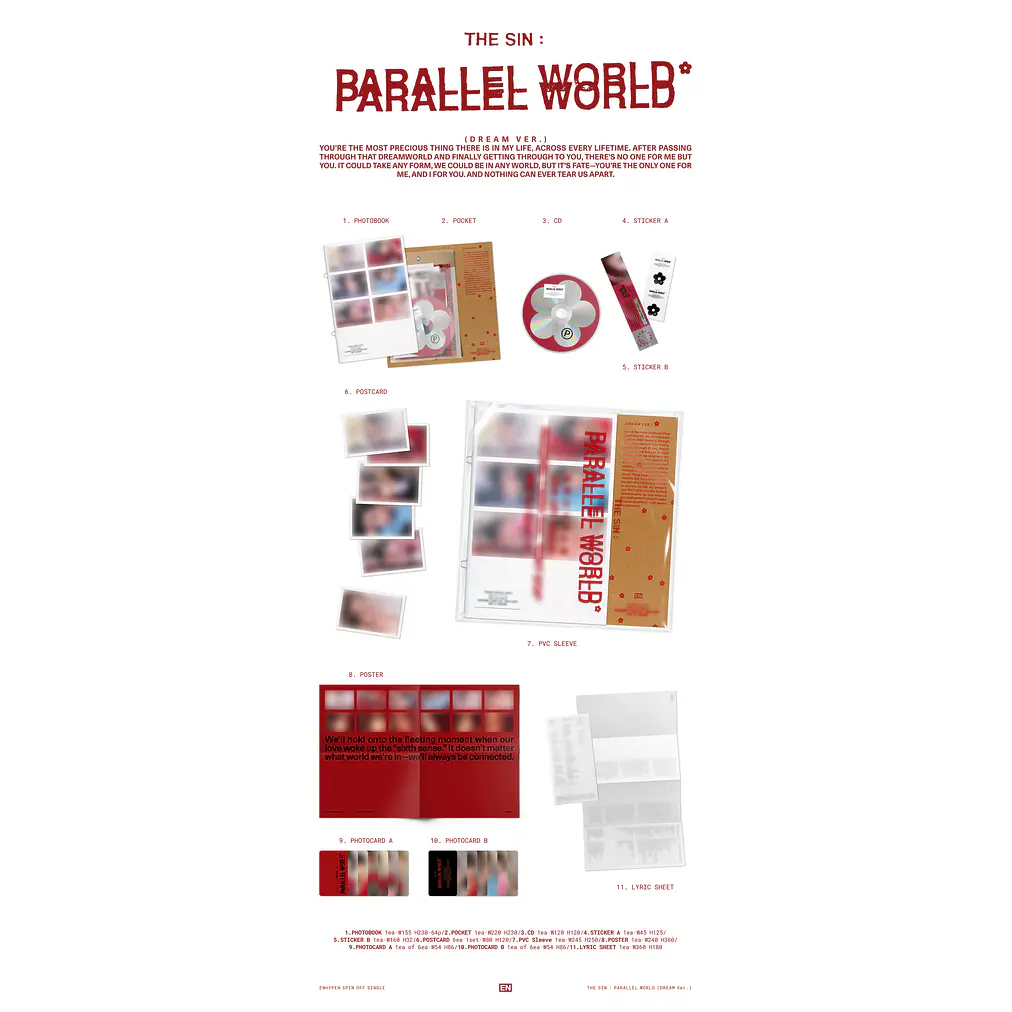 [PRE-VENTA WEVERSE SHOP] ENHYPEN - THE SIN: PARALLEL WORLD