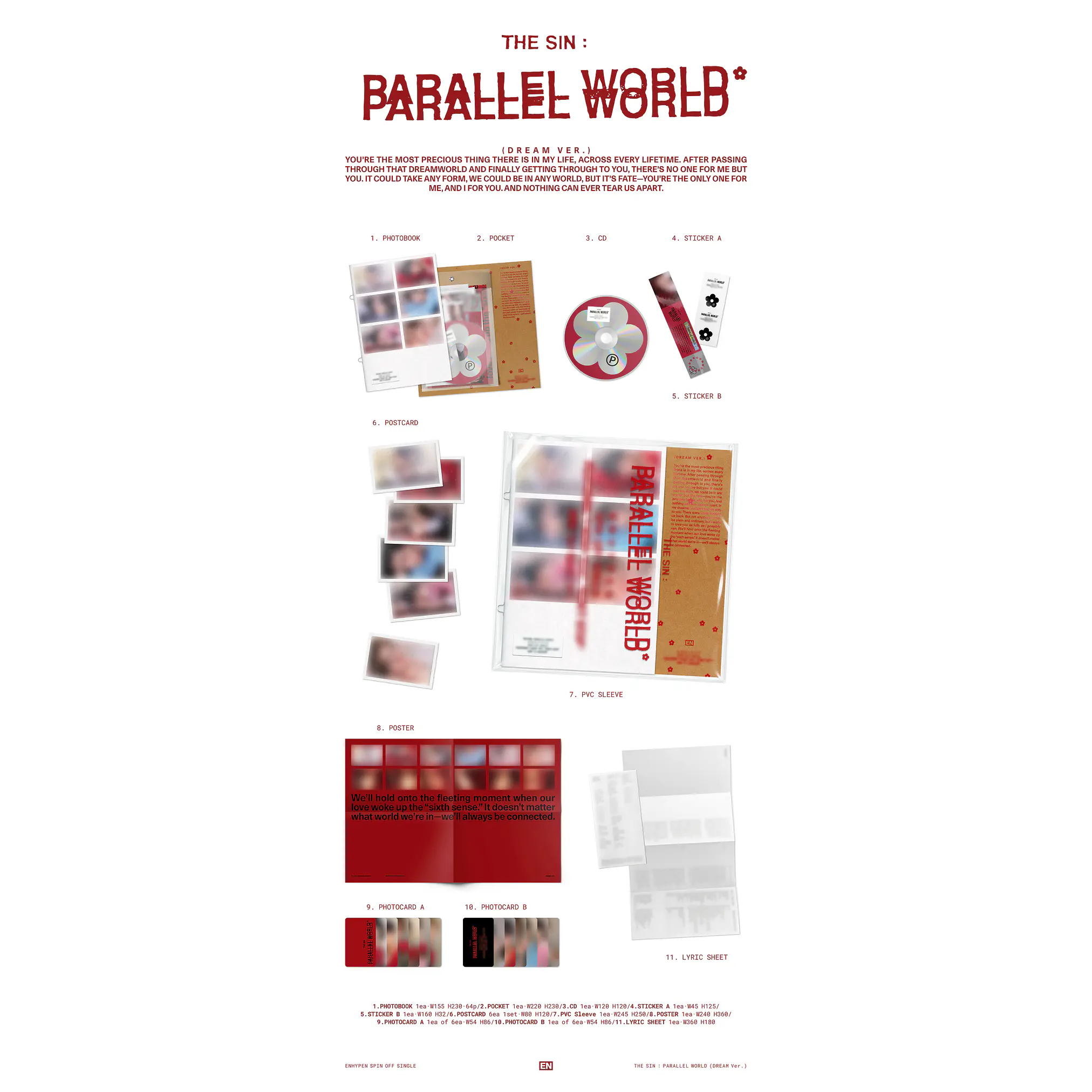 [PRE-VENTA WEVERSE SHOP] ENHYPEN - THE SIN: PARALLEL WORLD 6