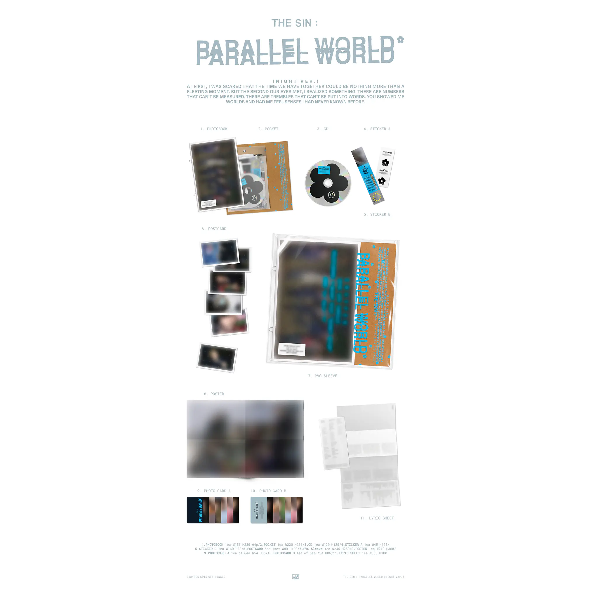[PRE-VENTA WEVERSE SHOP] ENHYPEN - THE SIN: PARALLEL WORLD 8