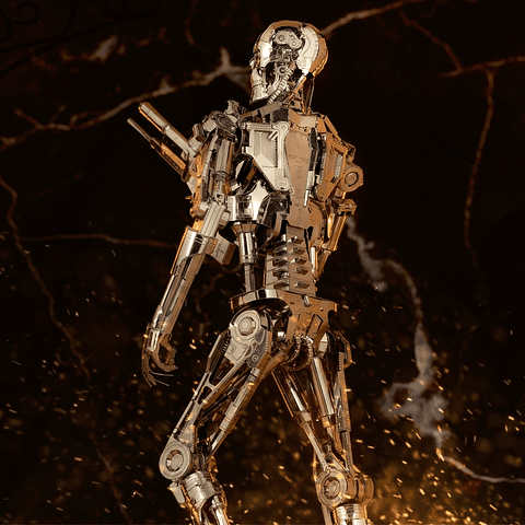 The Terminator Endoesquelto Figura para armar Premium