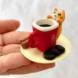 Figura de gato en Café