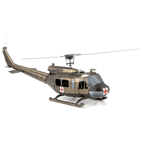 Helicóptero Huey a color