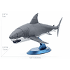 Modelo Tiburón Blanco a color 3D