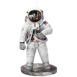 Figura Astronauta Apolo 11 para armar