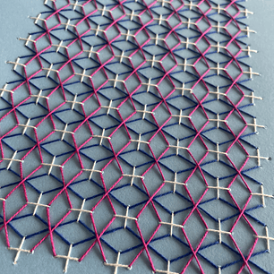 Borda tu Sashiko en papel