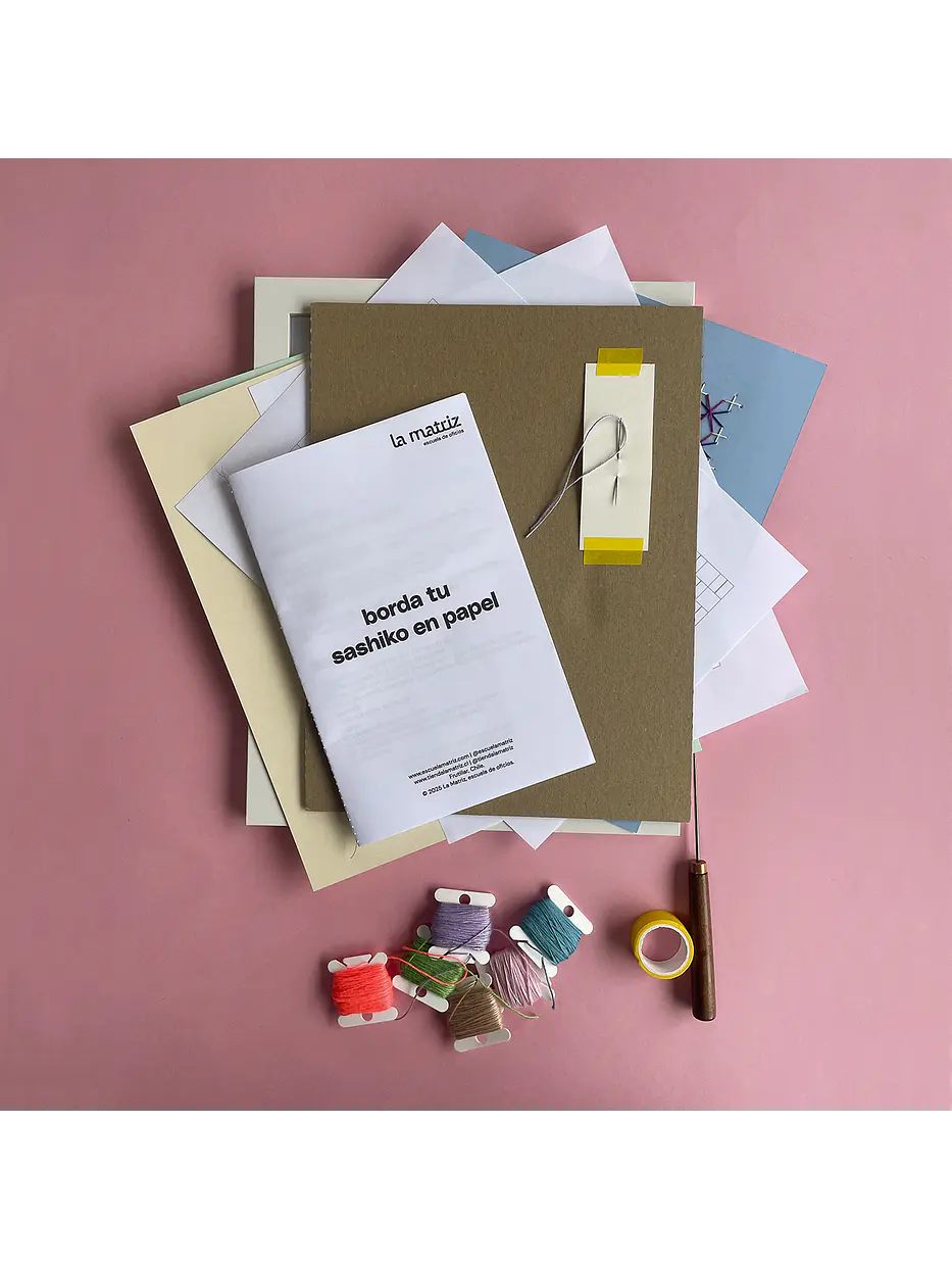 borda tu sashiko en papel 5