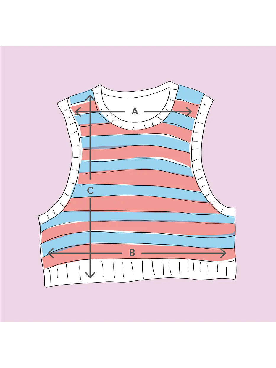 patrón teje tu chaleco sin mangas #1 2