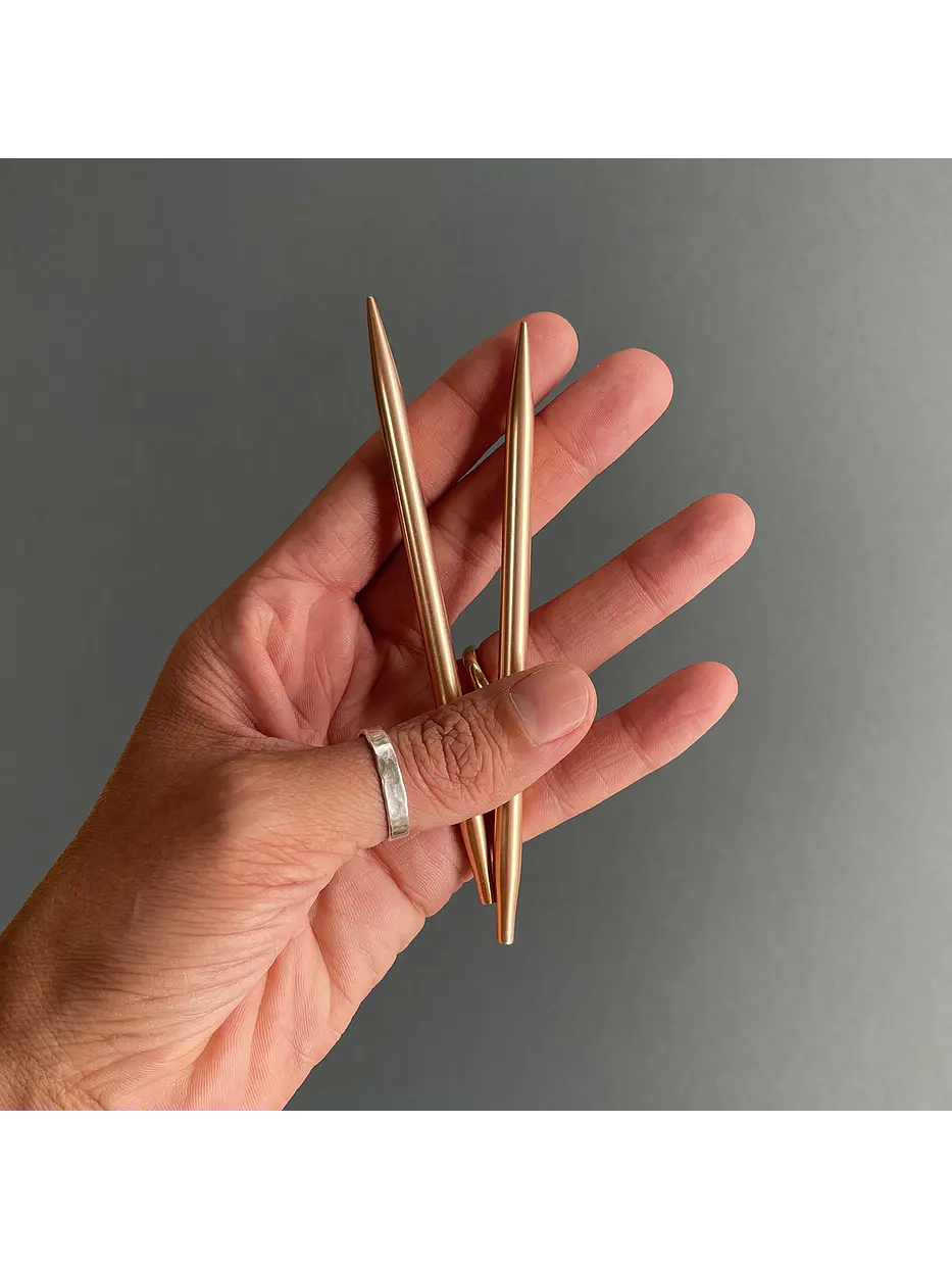 palillos intercambiables rose gold 1