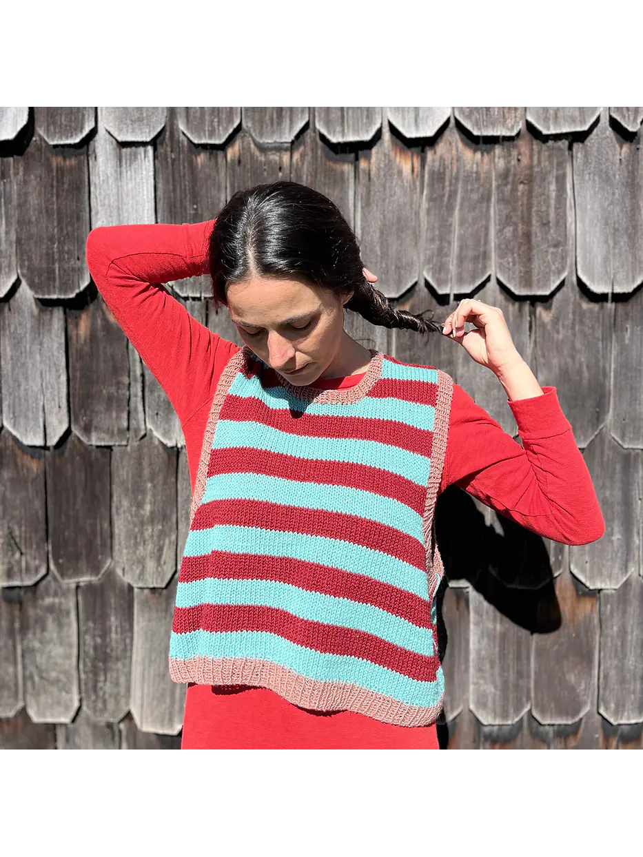 chaleco rojo colonial & menta 1