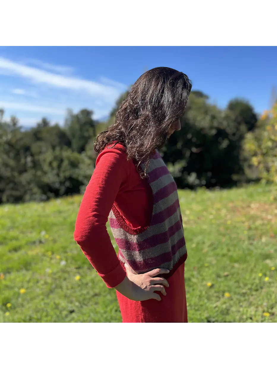 chaleco guinda & ceniza 1