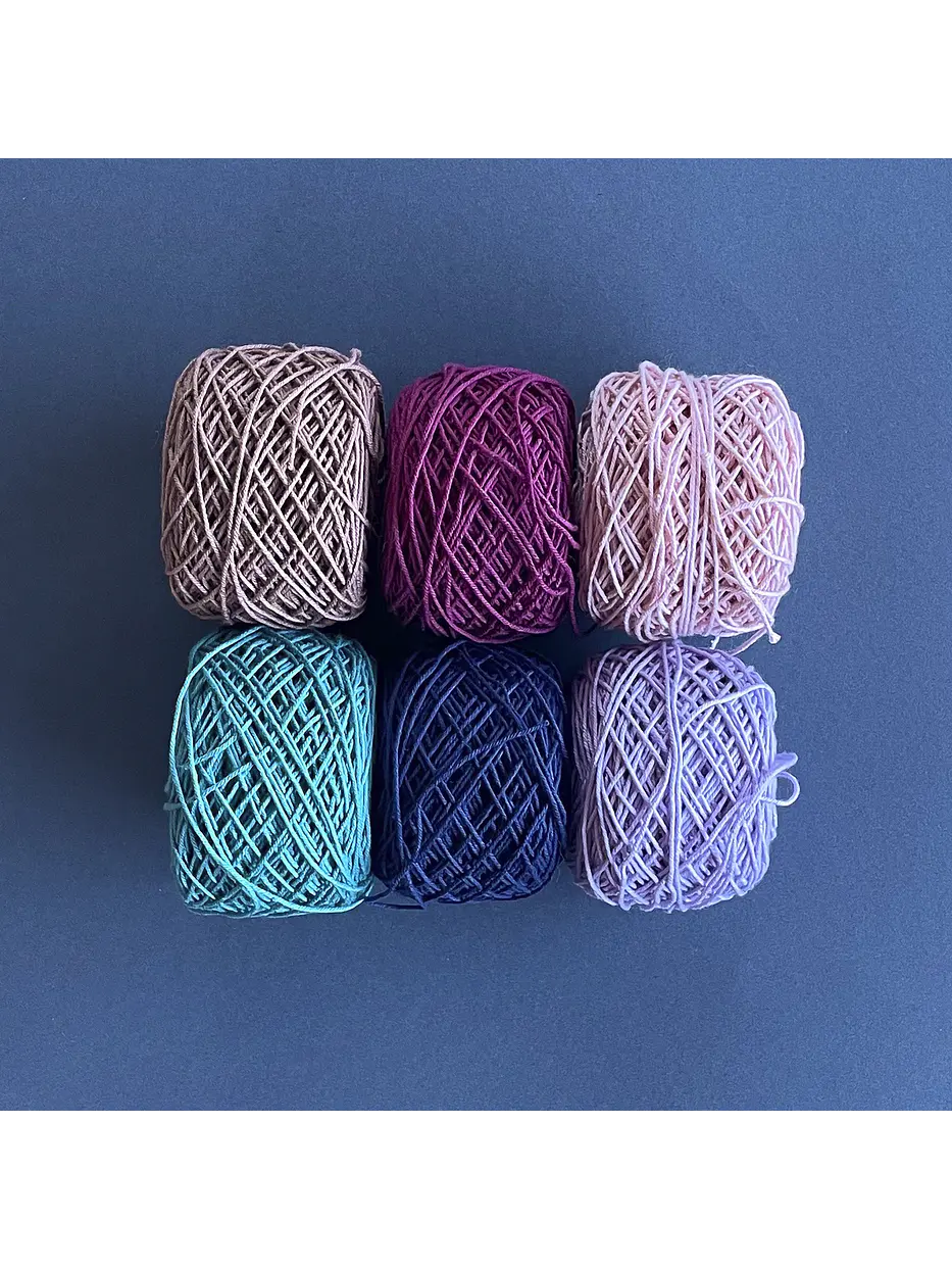 pack algodón light dk: 300g | 6 colores 2