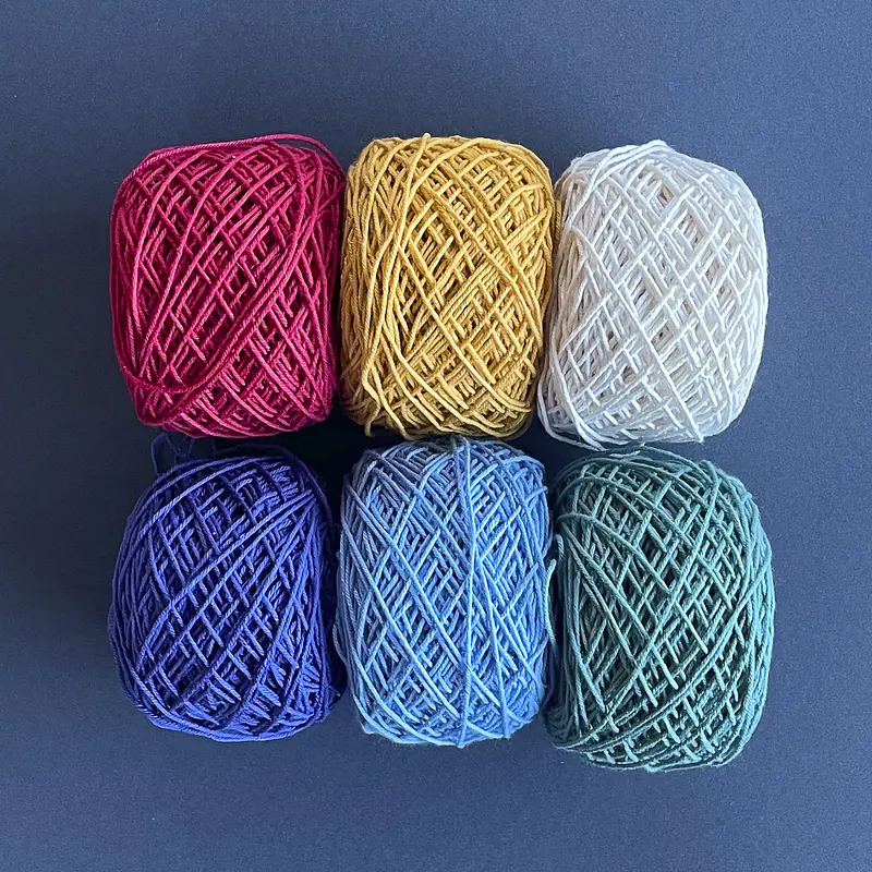 pack algodón light dk: 300g | 6 colores