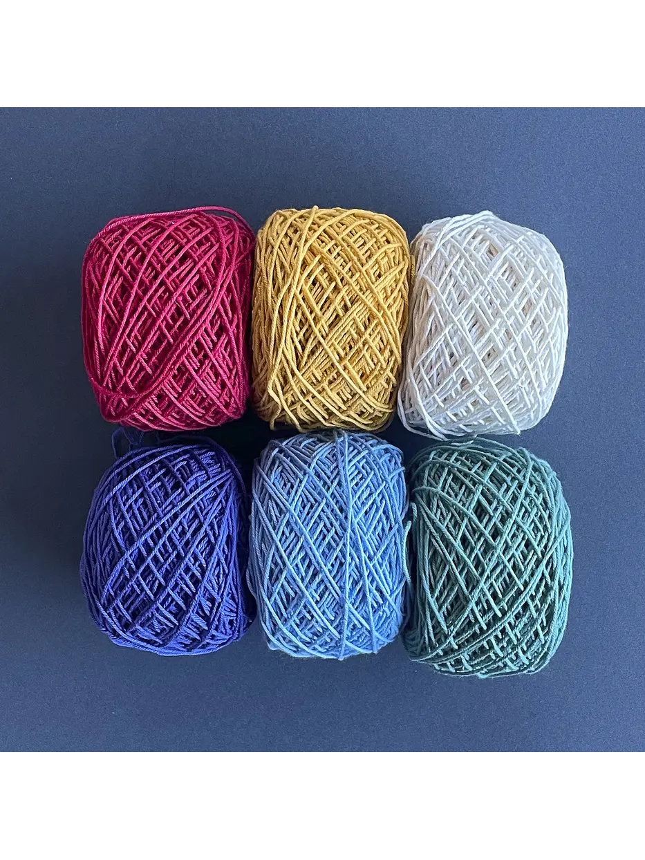 pack algodón light dk: 300g | 6 colores 1