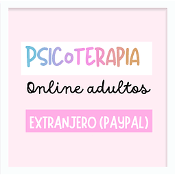 Psicoterapia Online Adultos 