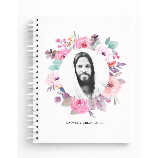 Cuaderno Floral Jesucristo 