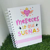 Cuaderno Mereces lo que sueñas