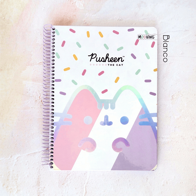 Cuaderno Carta Pusheen 3 materias 