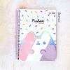 Cuaderno Carta Pusheen 3 materias 