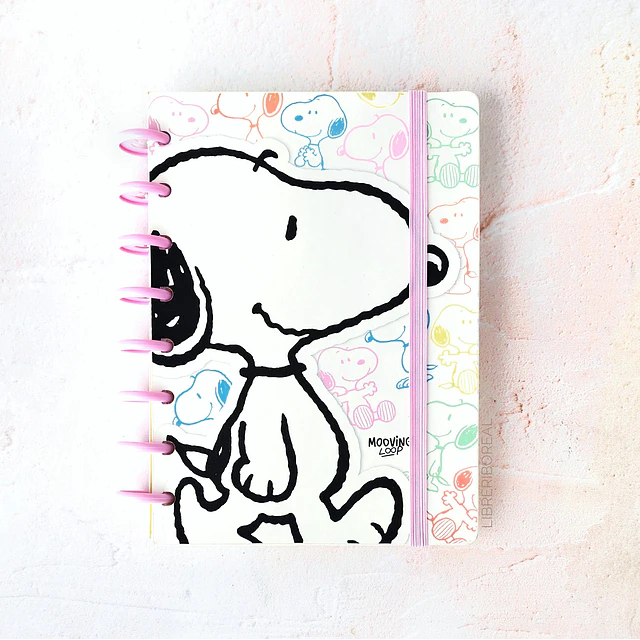 Cuaderno Discos Mooving A5 Snoopy
