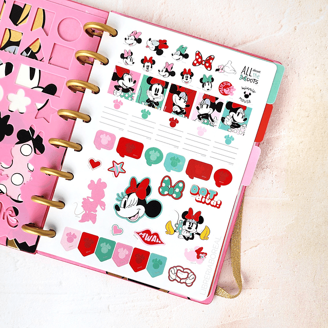 Cuaderno Discos Mooving A5 Minnie