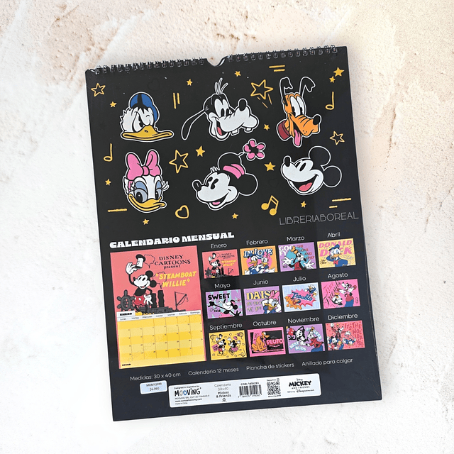 Calendario Mickey & Friends 2026
