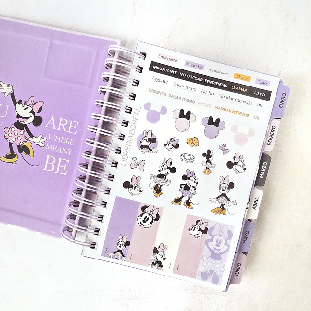 Agenda Mooving 2026 Minnie Mouse