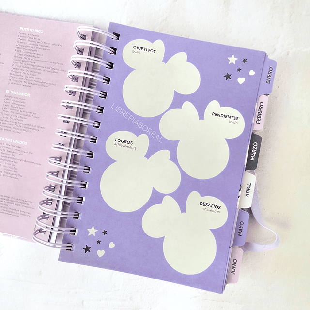 Agenda Mooving 2026 Minnie Mouse