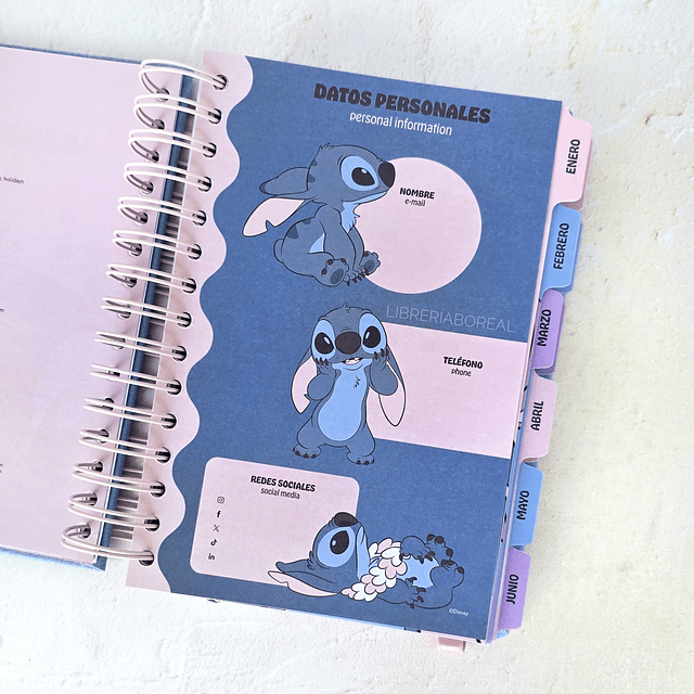 Agenda Mooving 2026 Stitch