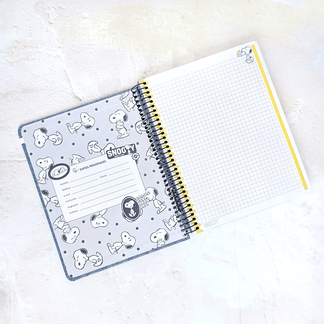 Cuaderno 1/2 Oficio Snoopy