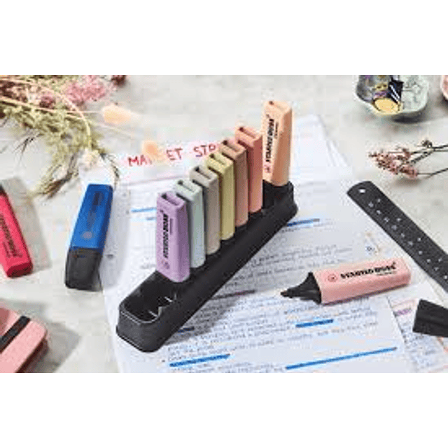 Deskset Stabilo Boss Wildflower