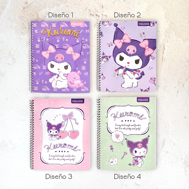 Cuaderno Universitario Kuromi