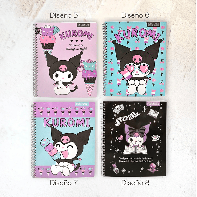 Cuaderno Universitario Kuromi