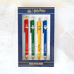 Set Bolígrafos Retráctiles Harry Potter