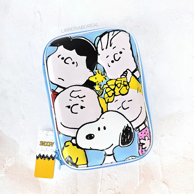 Estuche Doble Cierre Snoopy