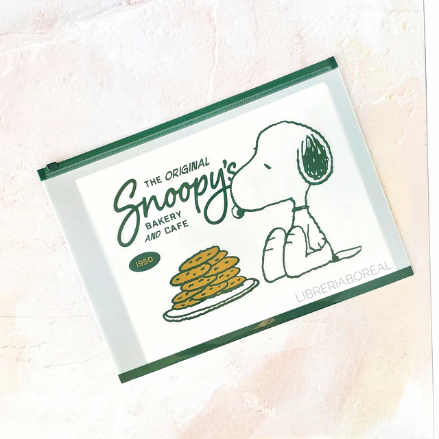 Carpeta Cierre A4 Snoopy