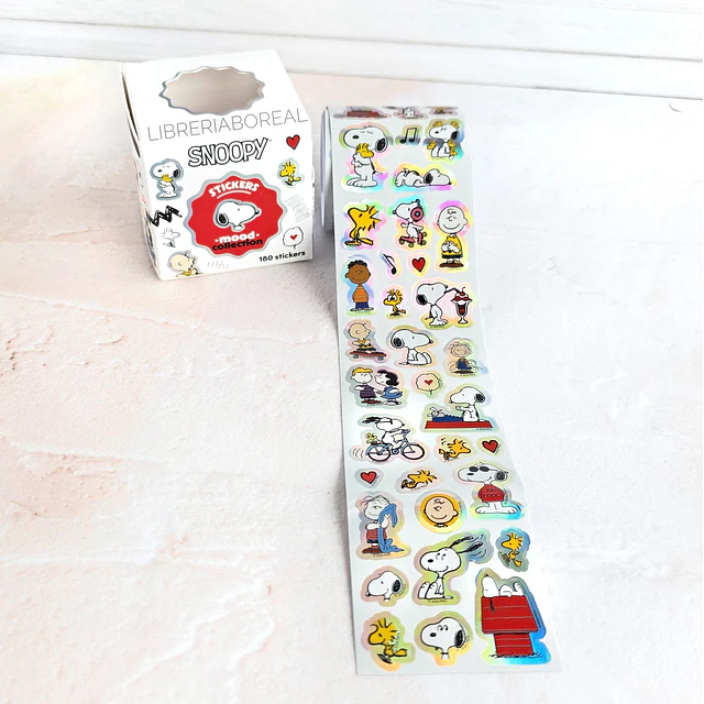 Cubo Stickers Snoopy