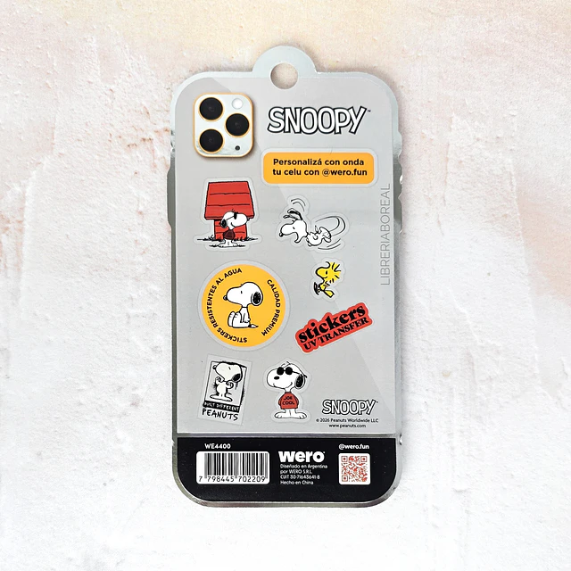 Stickers para celular Snoopy