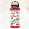 Stickers para botella Snoopy