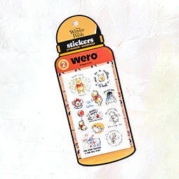 Stickers para botella Winnie The Pooh