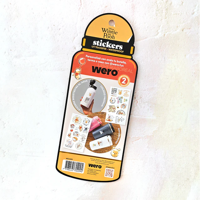 Stickers para botella Winnie The Pooh