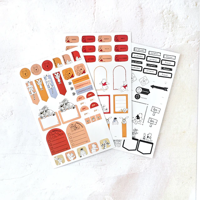 Stickers Planner Winnie The Pooh