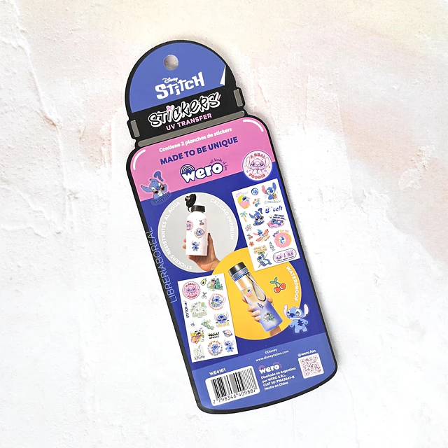 Stickers para botella Stitch