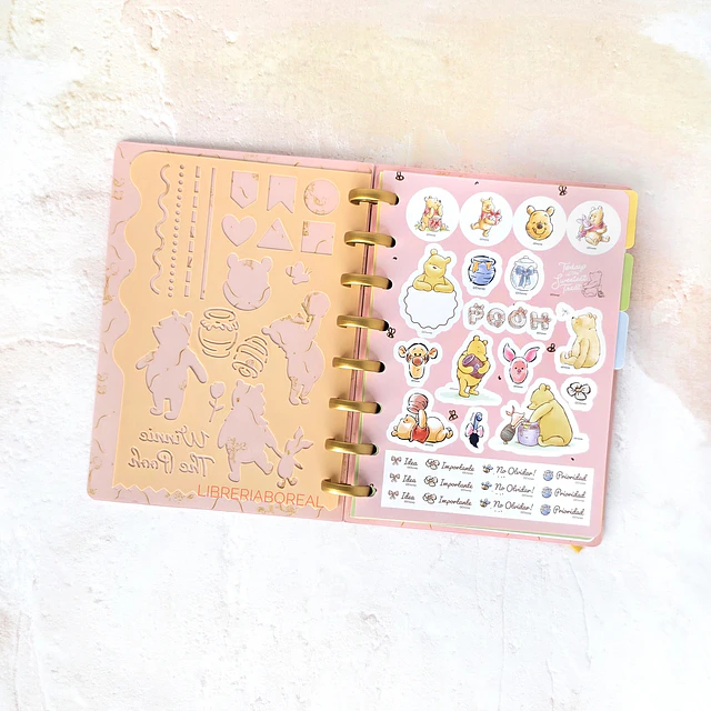 Cuaderno Discos Mooving A5 Winnie The Pooh