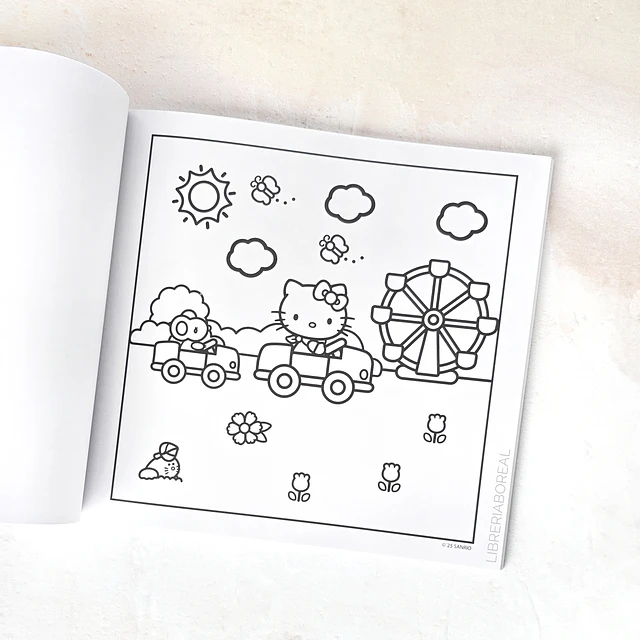 Libro para colorear Cozy Hello Kitty