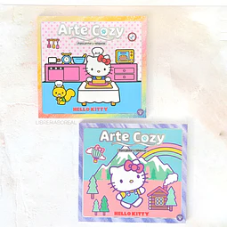 Libro para colorear Cozy Hello Kitty
