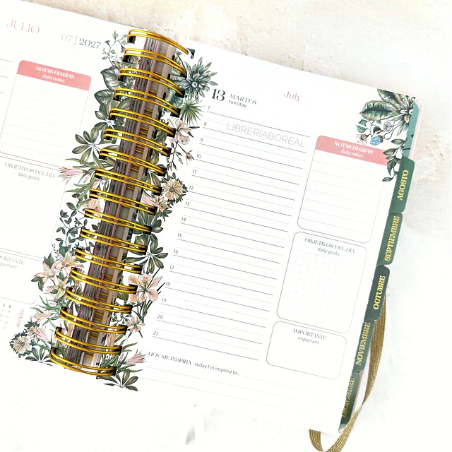 Agenda Mooving 2027 Floral 