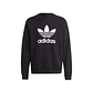 Poleras Originals Hombre Adidas Trefoil Crew - Miniatura 1