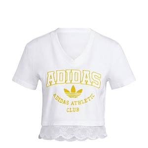 Polo Originals Mujer adidas Cropped Vneck