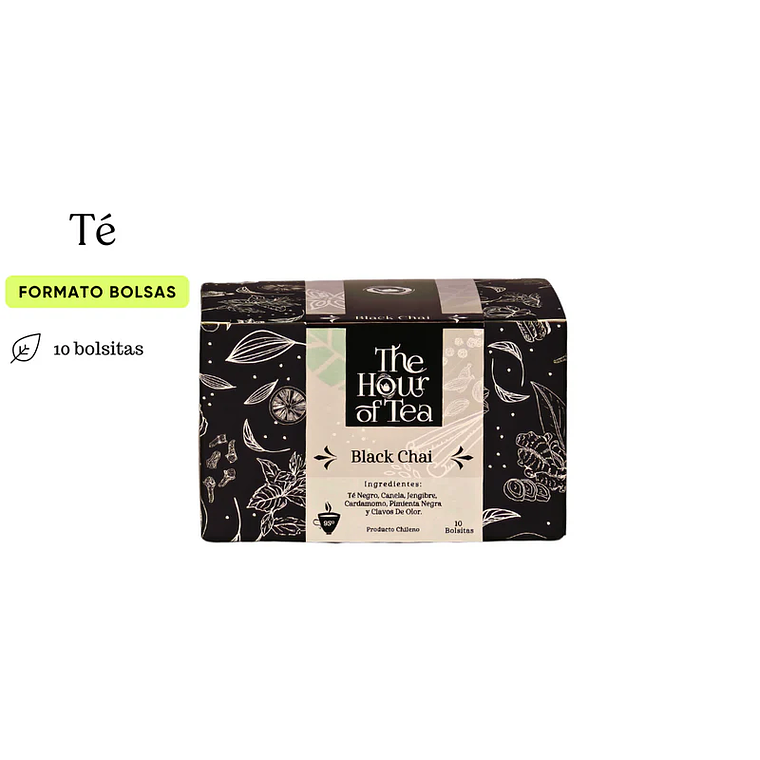 Té Black Chai - Energía Natural 3