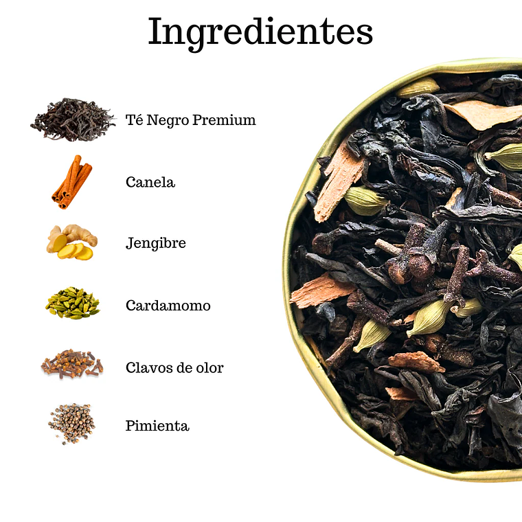Té Black Chai - Energía Natural 5
